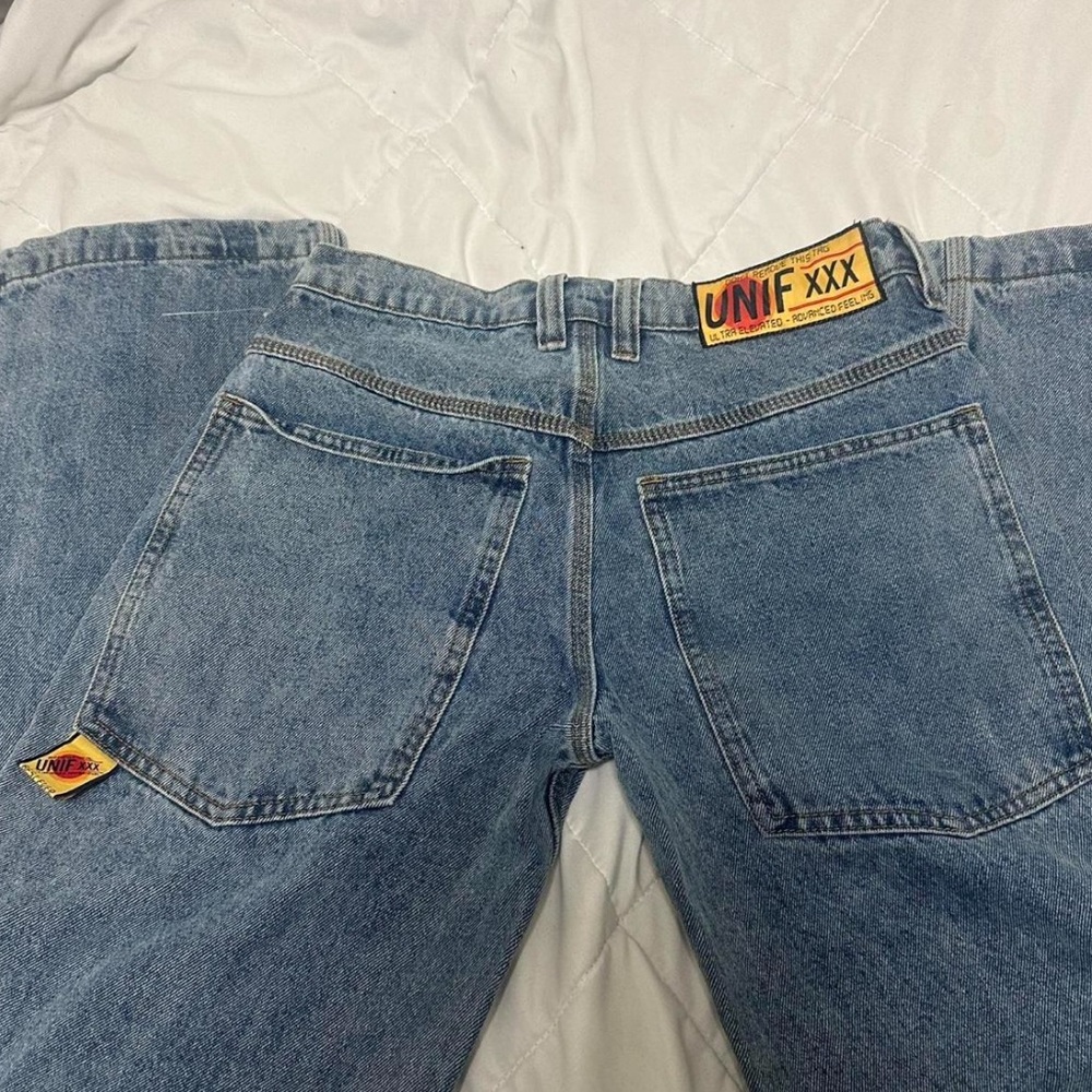 SOLD: UNIF X Classic Blue Cotton Jeans
